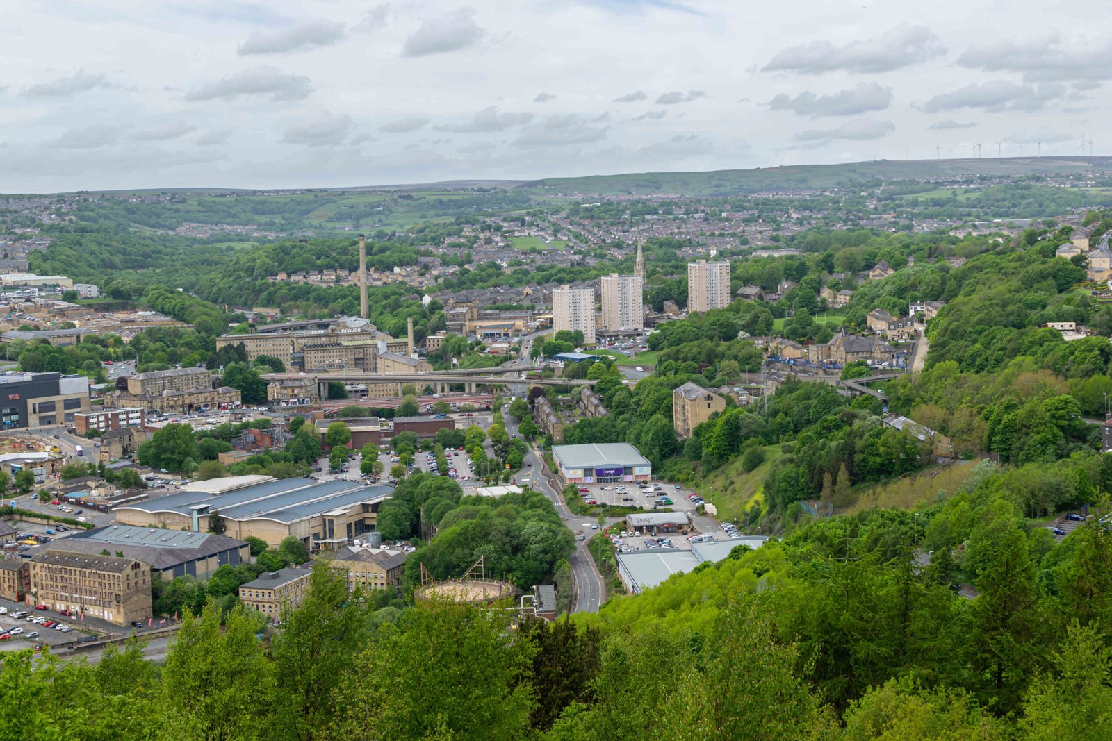 View of Halifax, West Yorkshire